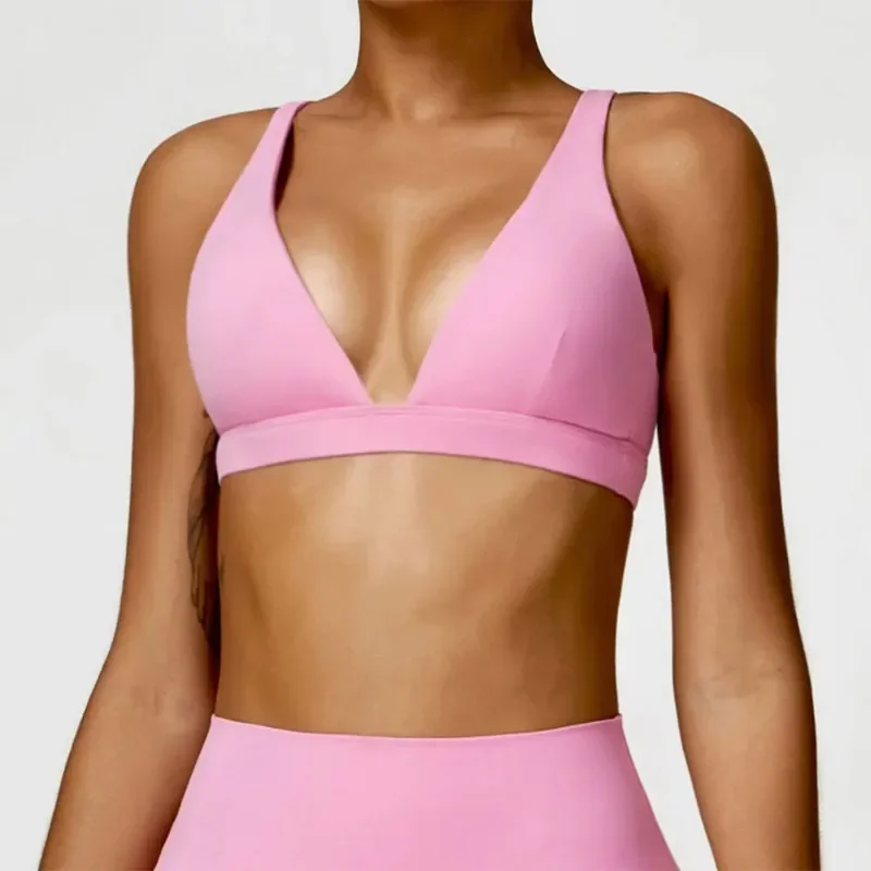 Seamless Underwear Women - Sports Bra Shockproof Crop Anti-sweat Fitness