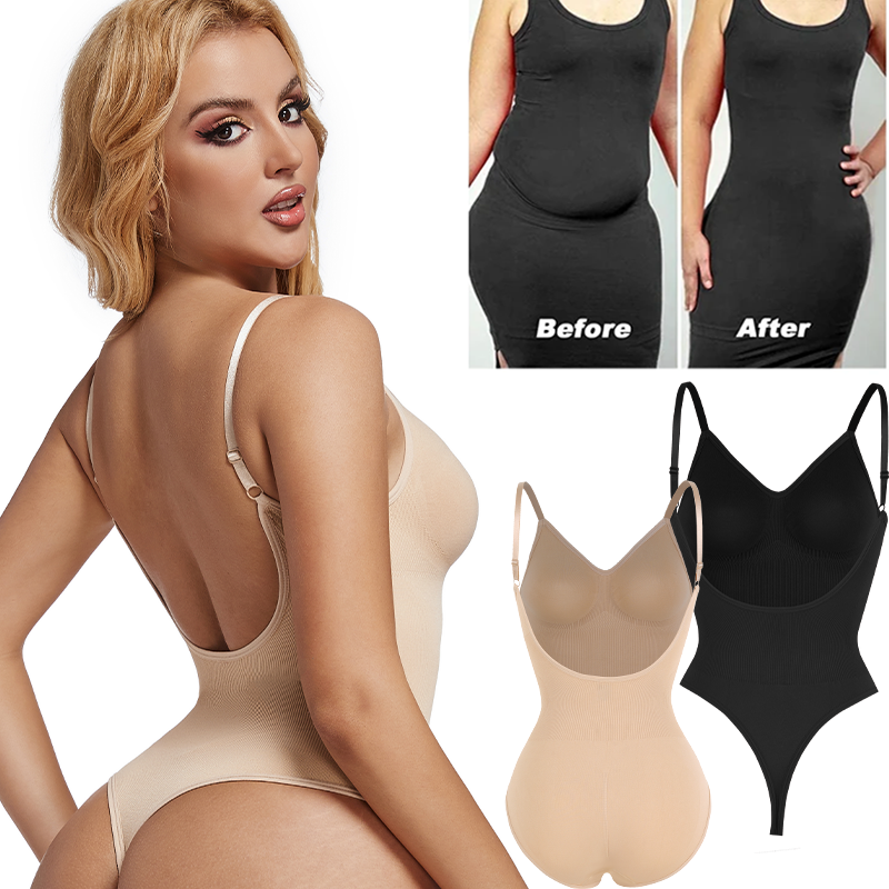 Womens Backless Bodysuits Seam - Shapewear Bodysuit Firm recension och pris