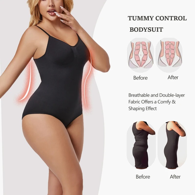 Womens Backless Bodysuits Seam - Shapewear Bodysuit Firm recension och pris