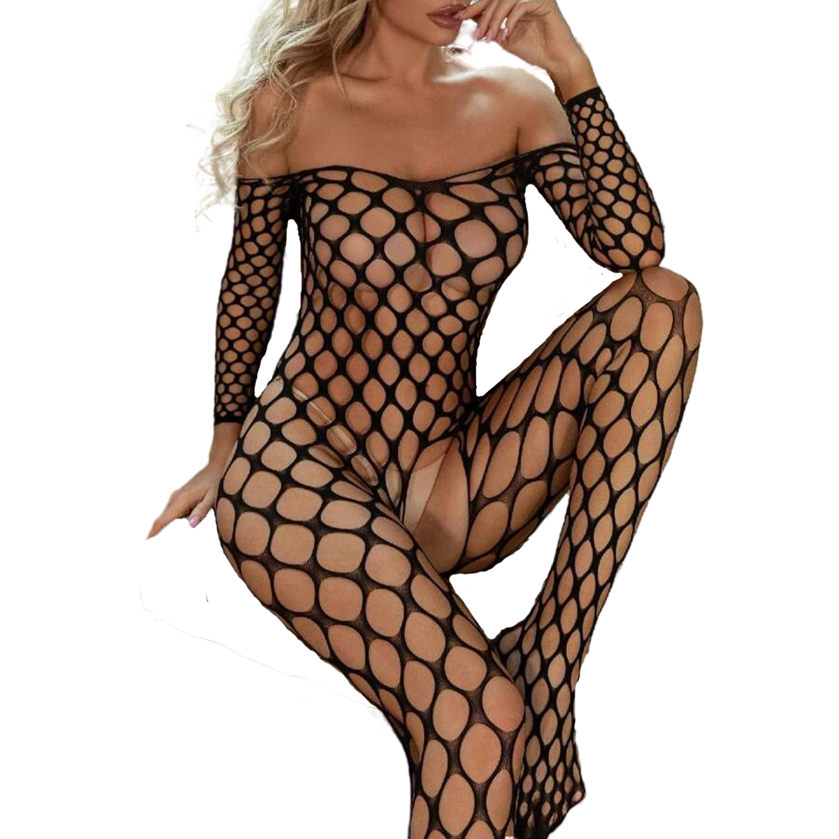 Sexy Lingerie Women Hollow Bod - Bodystocking Fishnet recension och pris