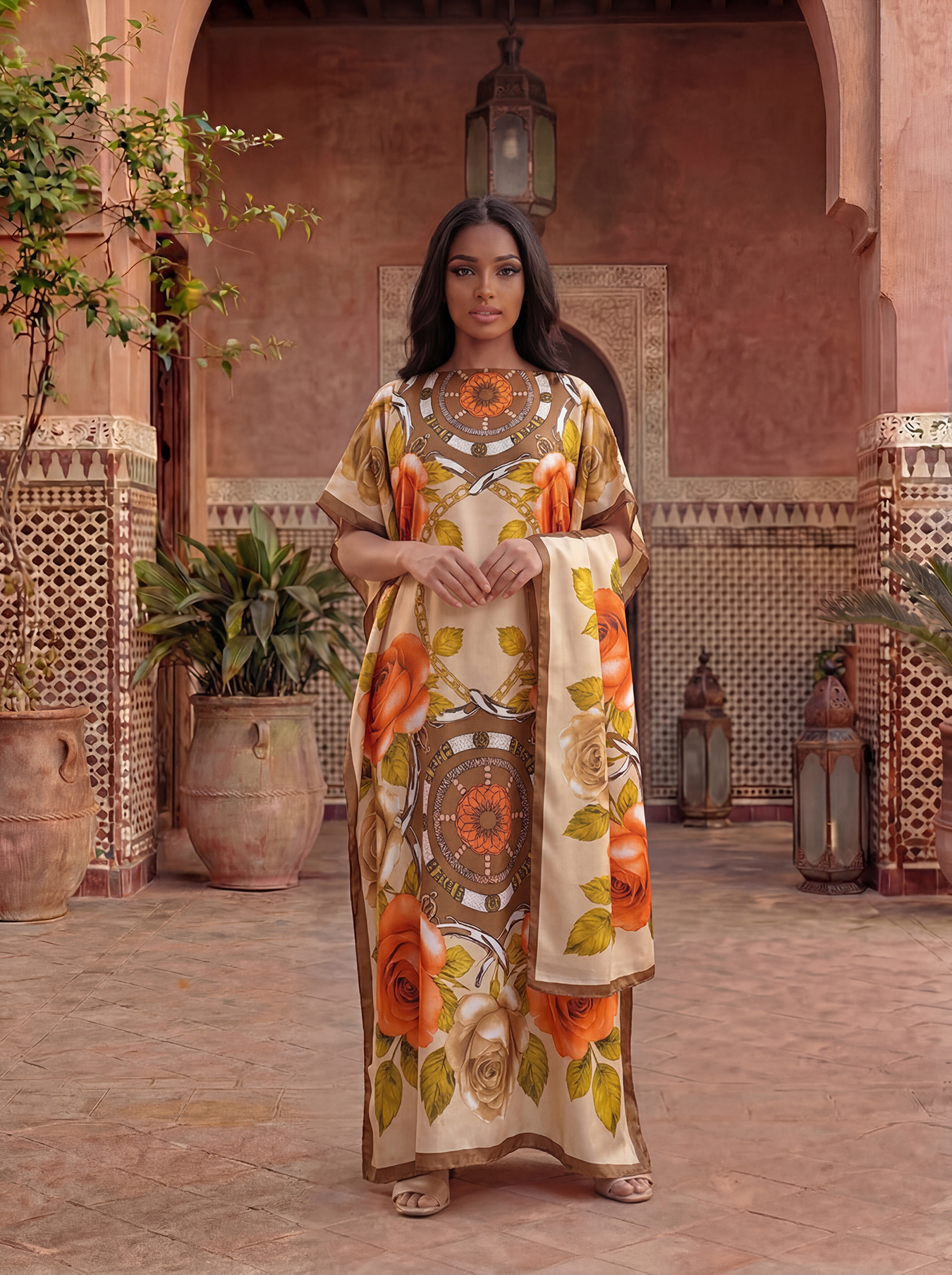 New Style Long Loose Silk Blen - Robe Silk Women recension och pris