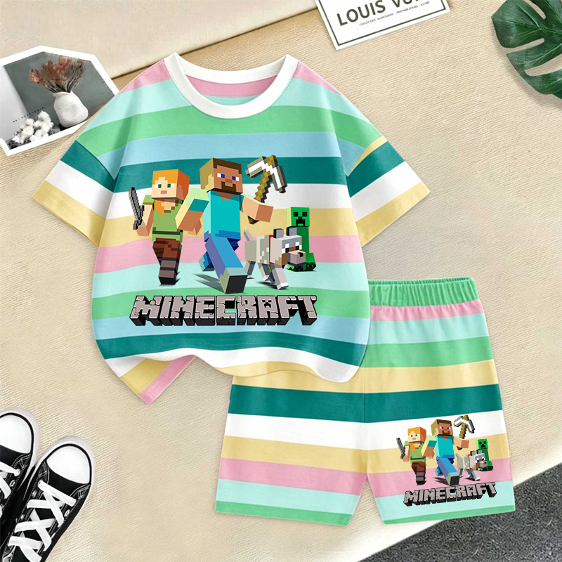 Minecrafted Girl boy Summer T  - Boyshort Underwear recension och pris