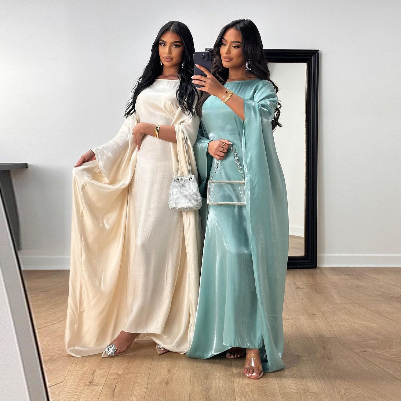 One Size New Summer Middle Eas - Robe Silk Women recension och pris