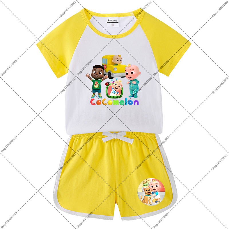 2PCS Cocomelons Kids T-shirts  - Boyshort Underwear recension och pris