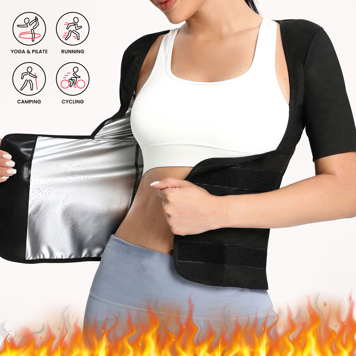 Sauna Suit for Women Sweat Bod - Shapewear Bodysuit Firm recension och pris