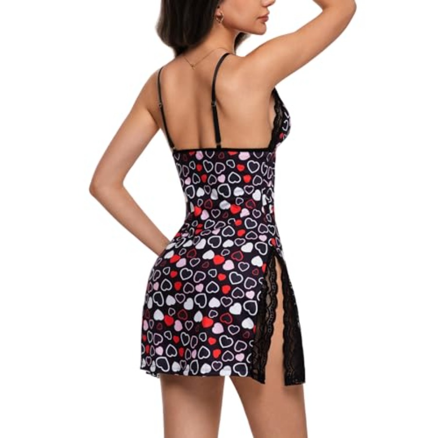 Night Gowns for Women V Neck L - Babydoll Chemise Night recension och pris