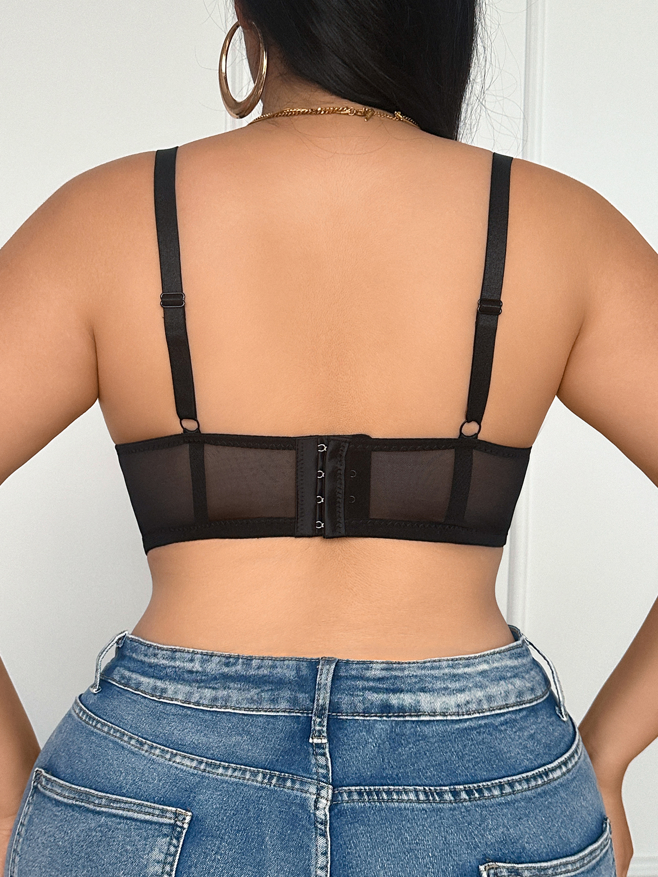 Wide Strap Plus Size Women Bra - Push Up Bra Padded recension och pris