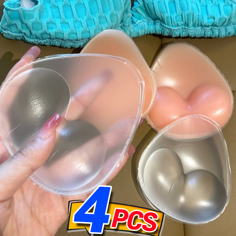 Women Push Up Bra Inserts Sili - Silicone Bra Adhesive recension och pris