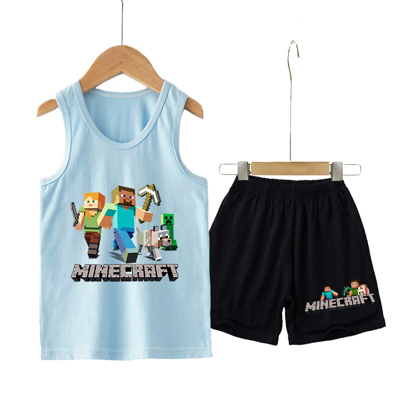 Minecrafted Children Vest+shor - Boyshort Underwear recension och pris