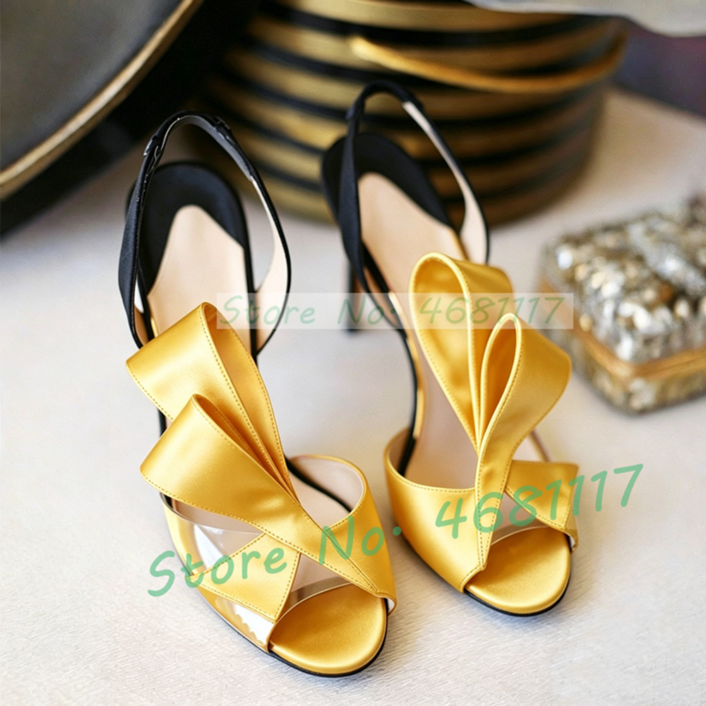 Satin Bow Back Strap High Heel - Slip Dress Satin recension och pris