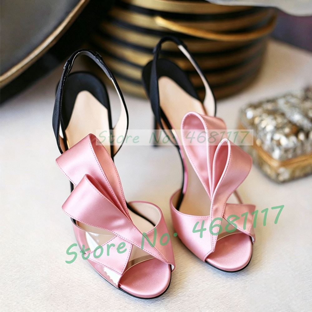 Satin Bow Back Strap High Heel - Slip Dress Satin recension och pris