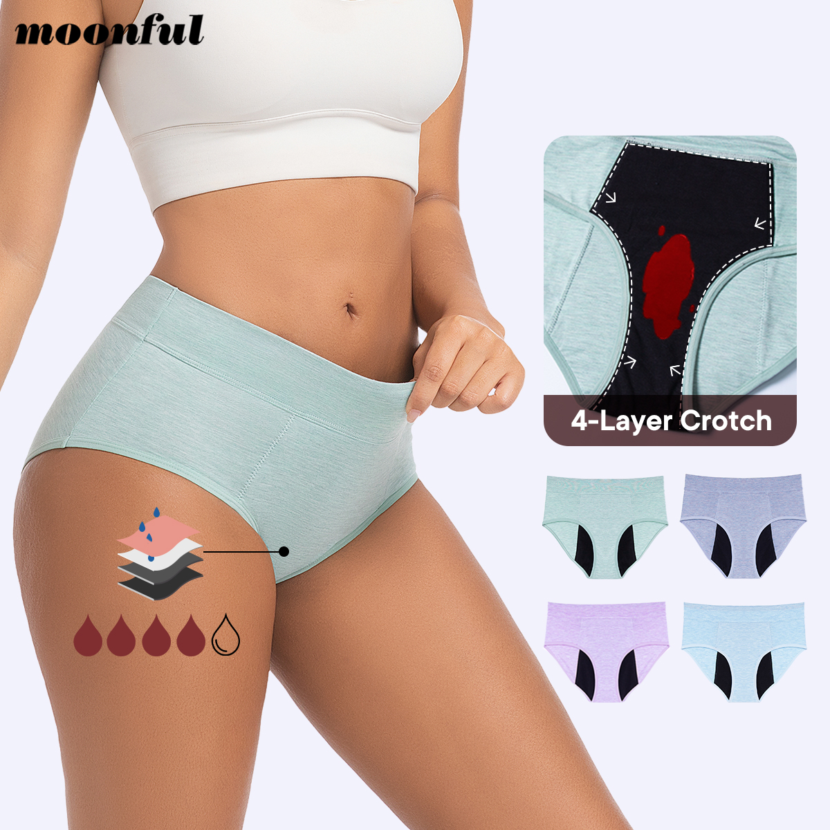 Menstrual Panties Woman Super  - Period Panty Absorbent recension och pris