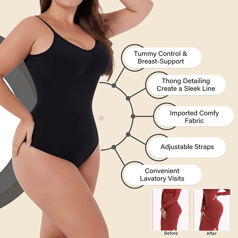Seamless Backless Sculpting Bo - Shapewear Bodysuit Firm recension och pris