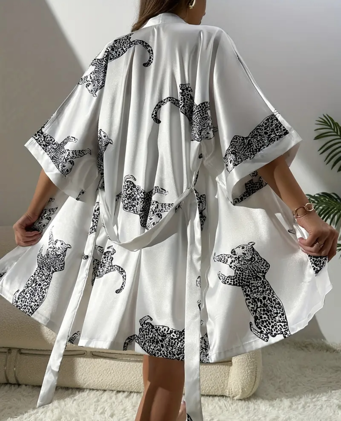 Imitation silk sleepwear sexy  - Robe Silk Women recension och pris