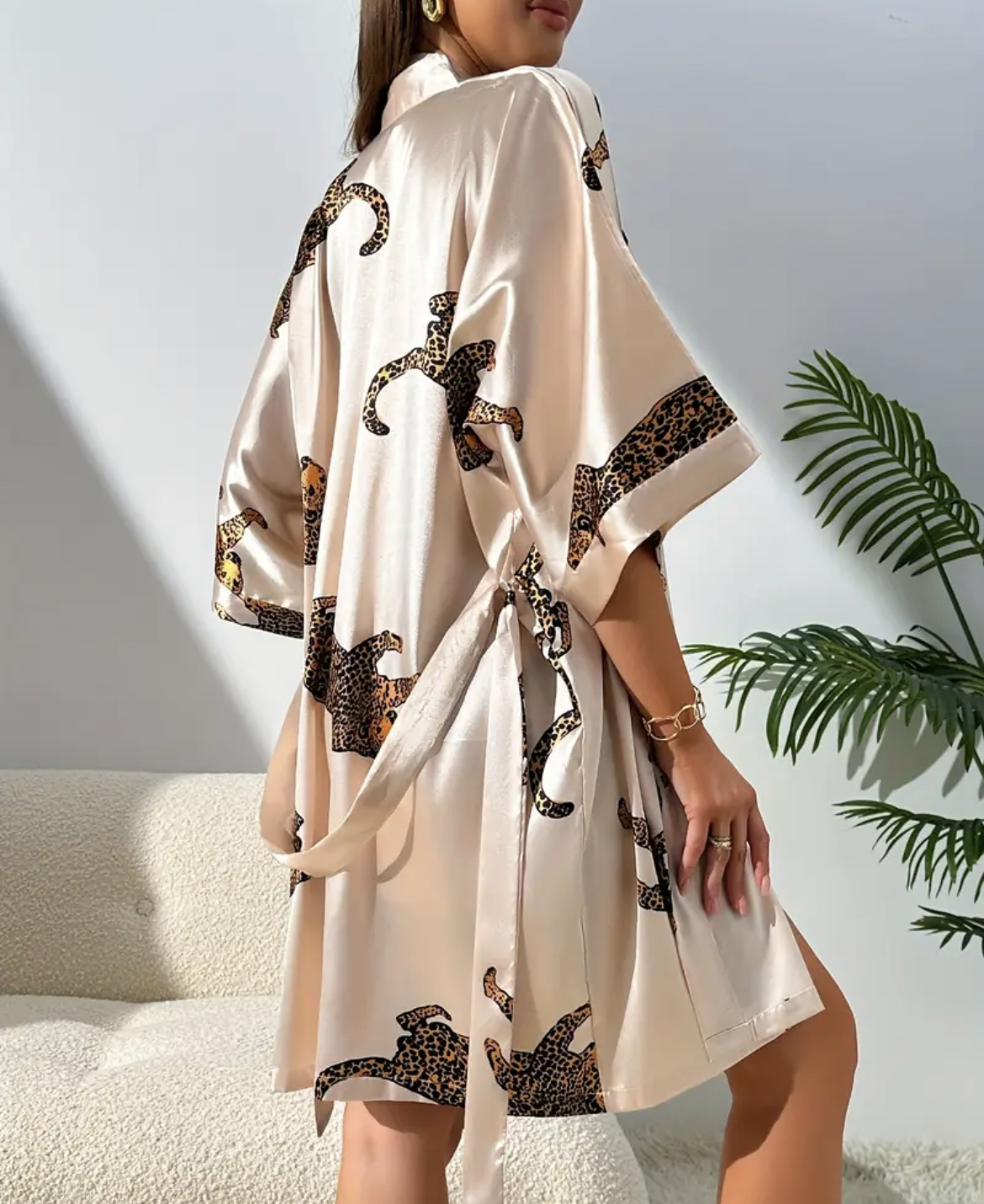 Imitation silk sleepwear sexy  - Robe Silk Women recension och pris