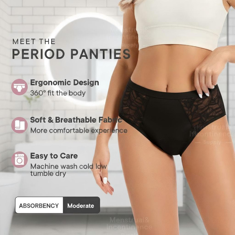 Absorbent Period Underwear Wom - Period Panty Absorbent recension och pris