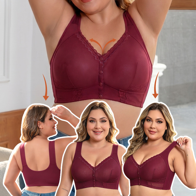 1XL to 7XL Plus Size Front Clo - Seamless Underwear Women recension och pris