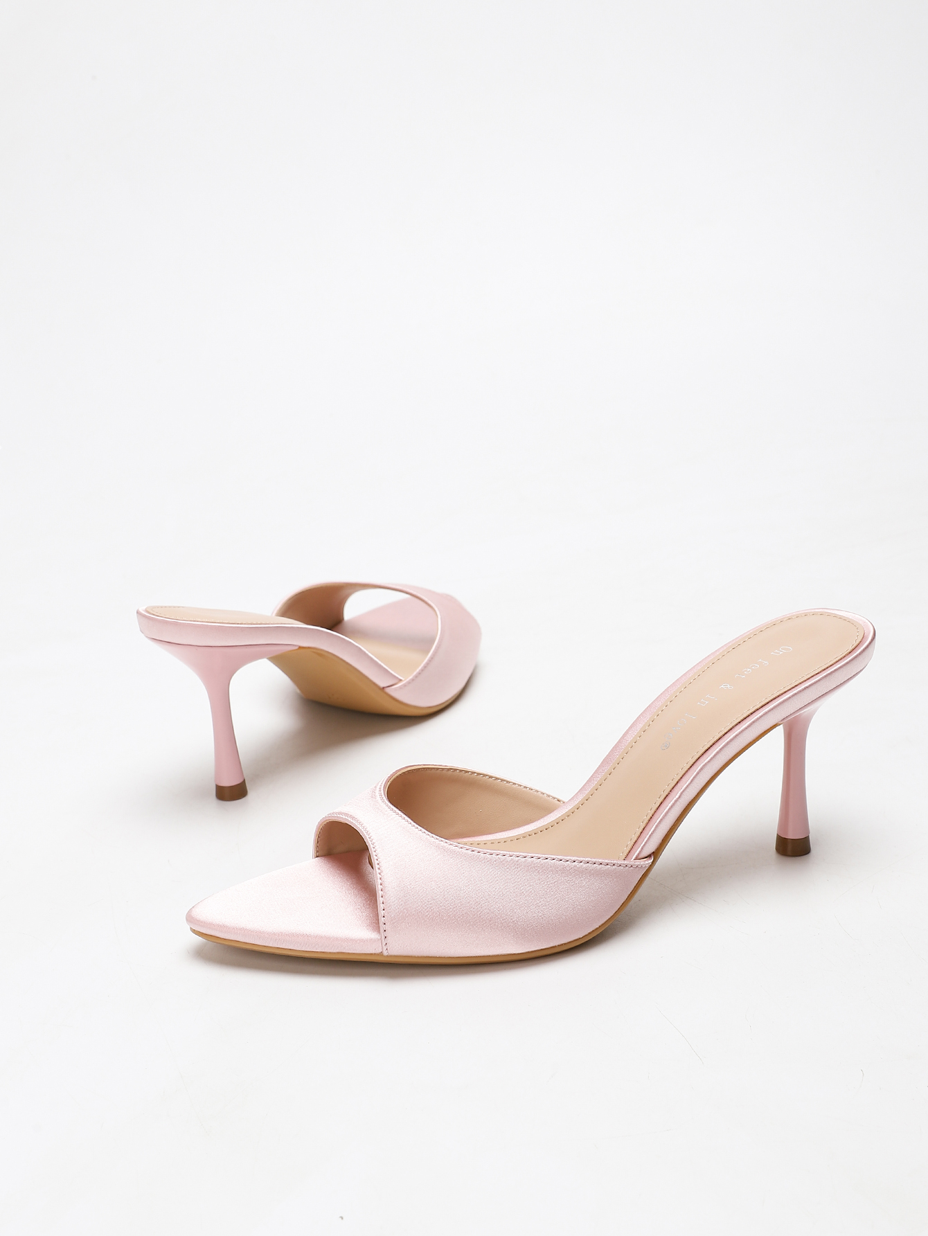 Women's Satin Pointed Toe Stil - Slip Dress Satin recension och pris