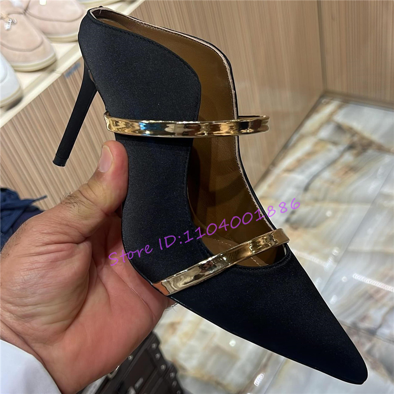 Sexy Double Straps Slippers fo - Slip Dress Satin recension och pris