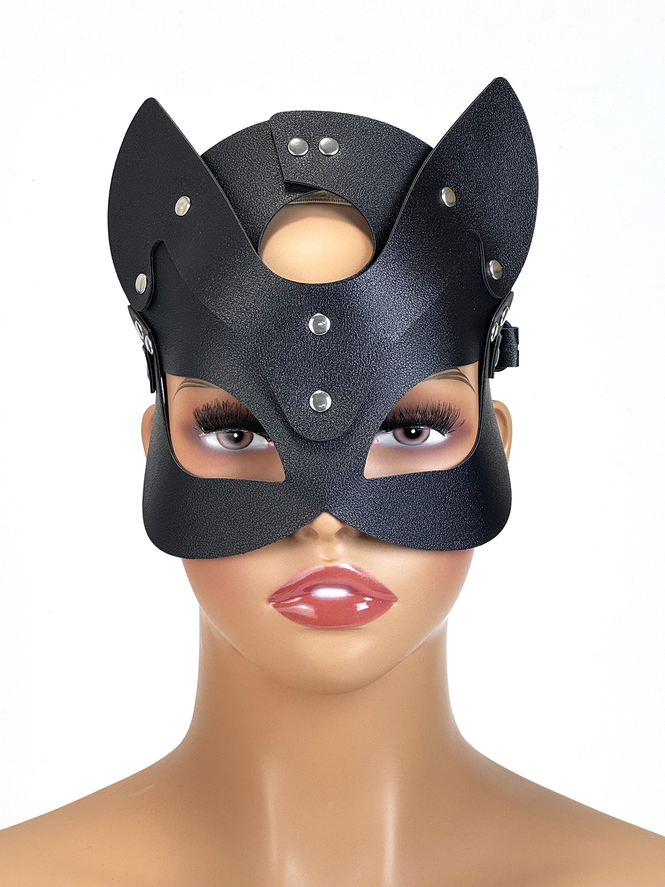 Women Sexy Mask Blindfold Cosp - Garter Belt Set recension och pris
