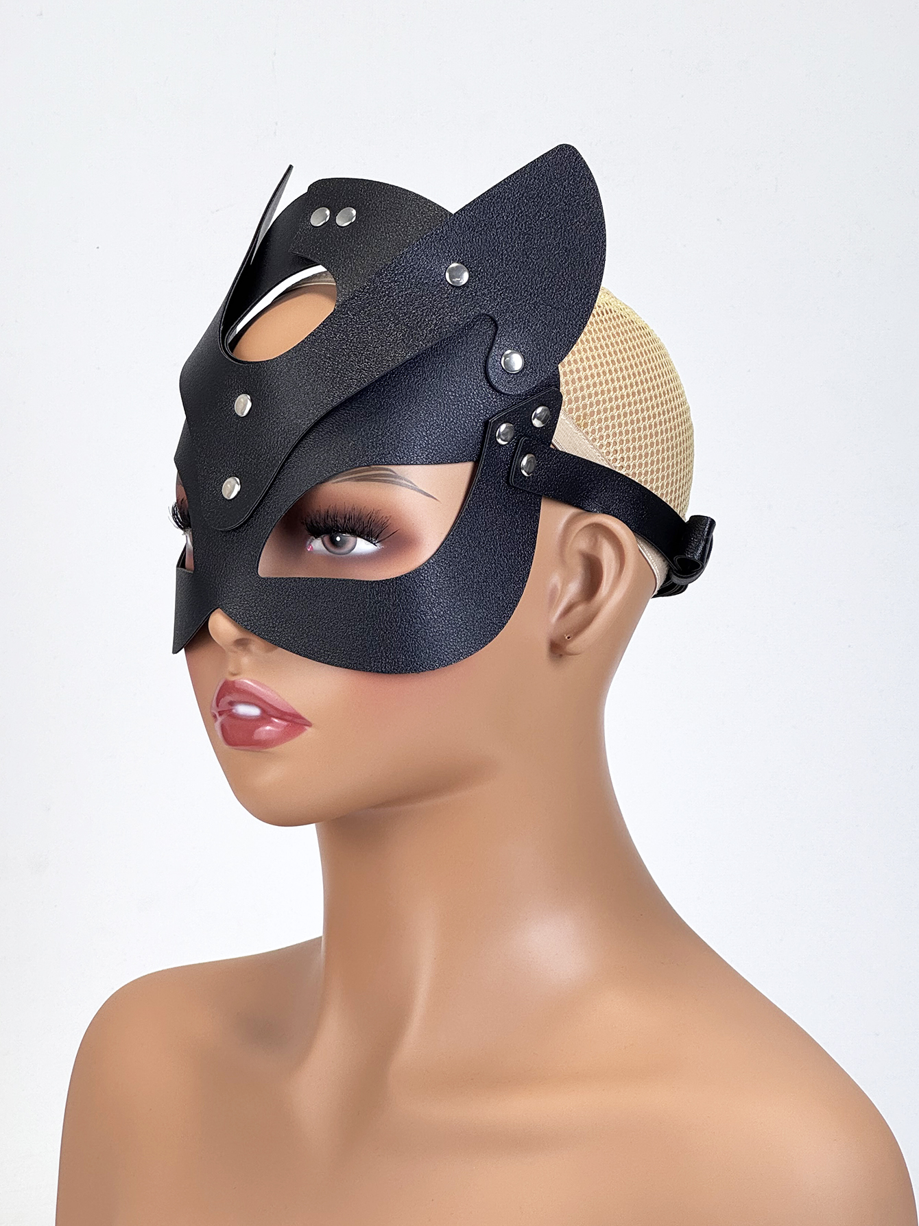 Women Sexy Mask Blindfold Cosp - Garter Belt Set recension och pris