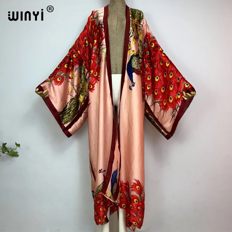 WINYI 2024 Summer Women Cardig - Robe Silk Women recension och pris