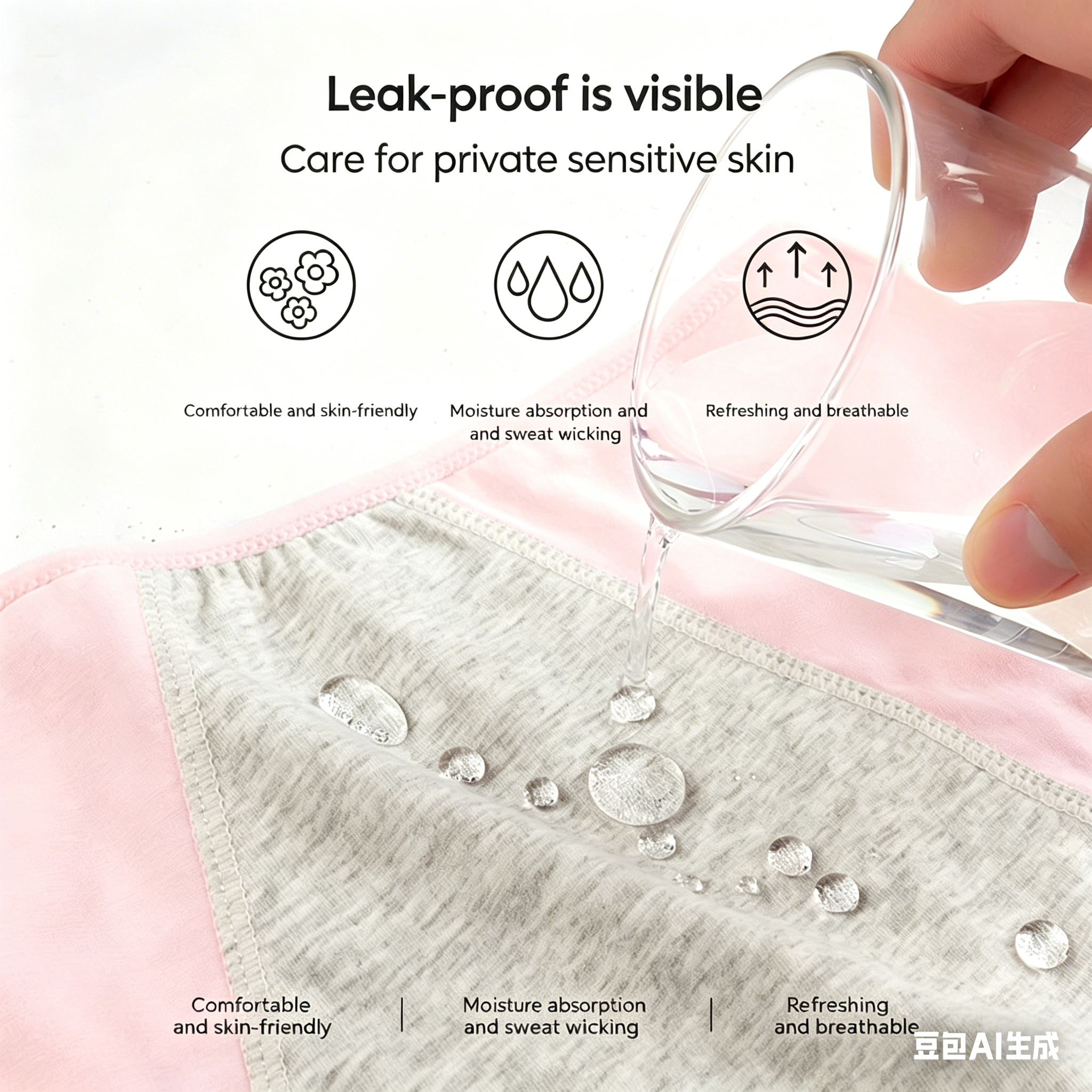 Cute Cartoon Period Underwear  - Period Panty Absorbent recension och pris